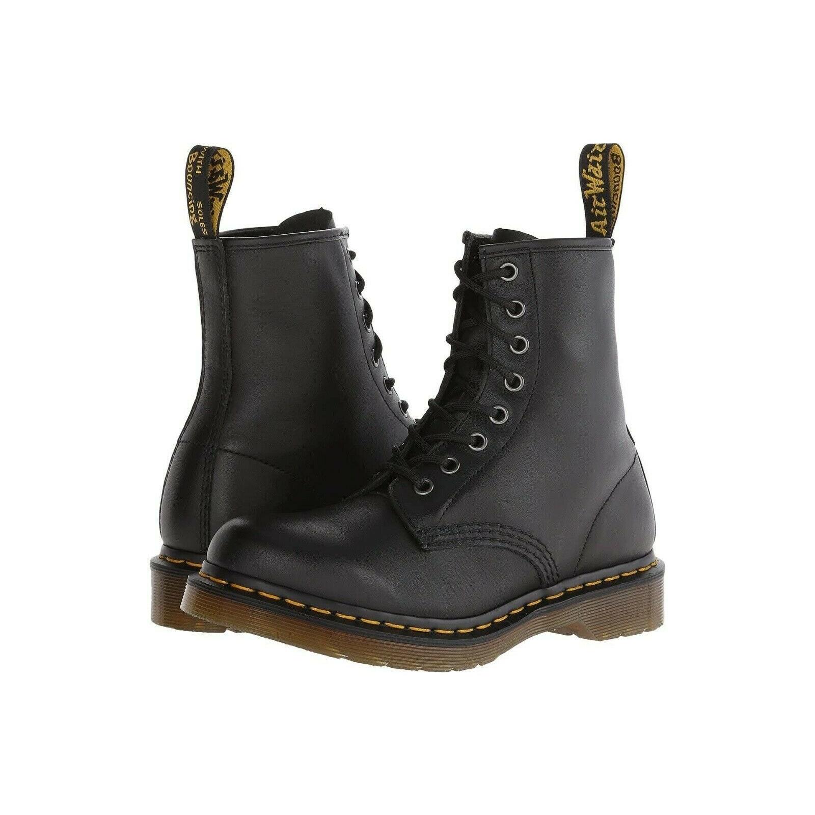 Women`s Shoes Dr. Martens 1460 8 Eye Leather Boots 11821002 Black Nappa