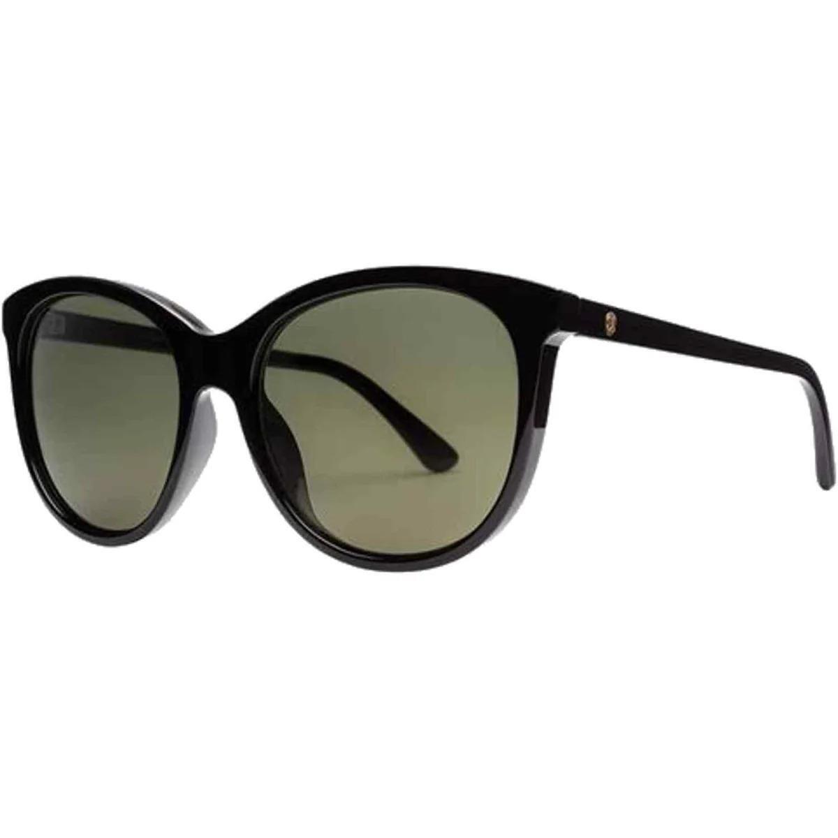 Electric Palm Sunglasses Gloss Black Grey Polar