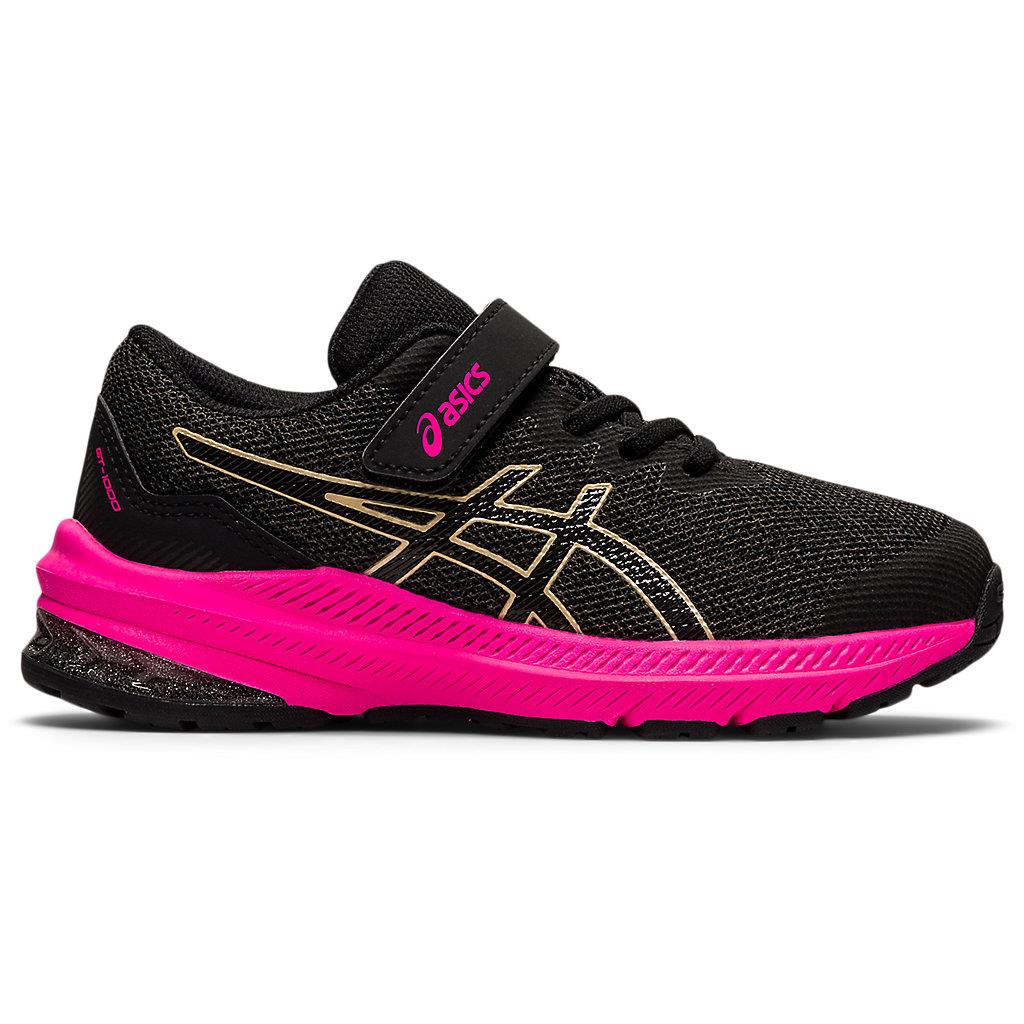 Asics Kid`s GT-1000 11 PS Running Shoes 1014A238 GRAPHITE GREY/CHAMPAGNE