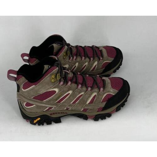 Merrell Women Moab 2 Mid Waterproof Shoe Boulder/blush J06052 Comfortable SZ 9.5
