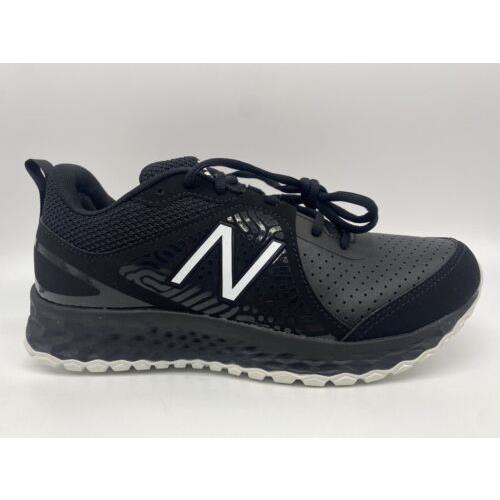 New Mens New Balance T3000SK5 Turf Trainer Sneaker Shoe SZ 7 In Black/ White Z