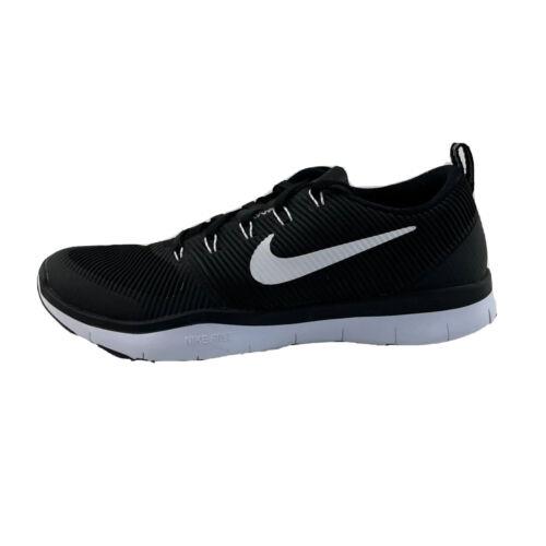 Men Nike Free Trainer Versatility Running Shoes Size 11.5 Black White 833257 010