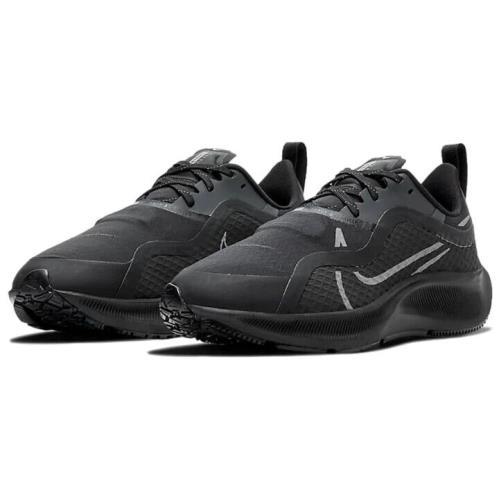 Nike Air Zoom Pegasus 37 Shield Womens Size 10.5 Shoes CQ8639 001 Black