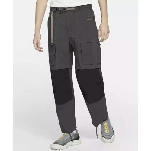Nike Acg Smith Summit Cargo Pants Shorts Mens Size 2XL Smoke Grey CV0655-070