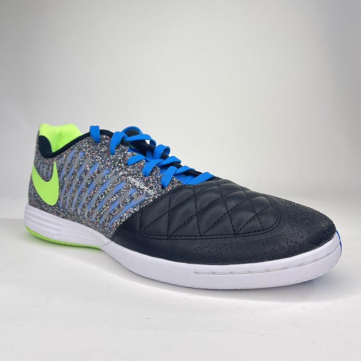 Nike Lunargato 2 IC Blue Black Indoor Soccer Shoes Mens 8 Wmns 9.5 580456-143