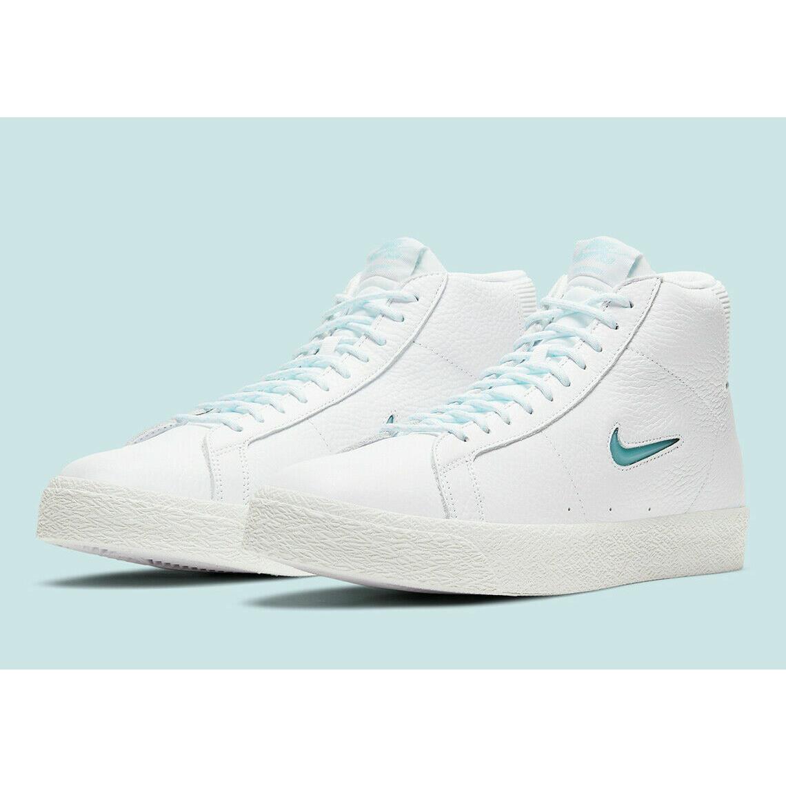 Nike SB Zoom Blazer Mid Prm Mens Size 8.5 Sneakers Shoes CU5283 100 White