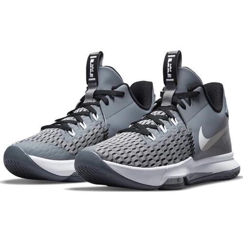 Nike Lebron Witness 5 V Mens Size 8.5 Sneaker Shoes CQ9380 007 Cool Gray