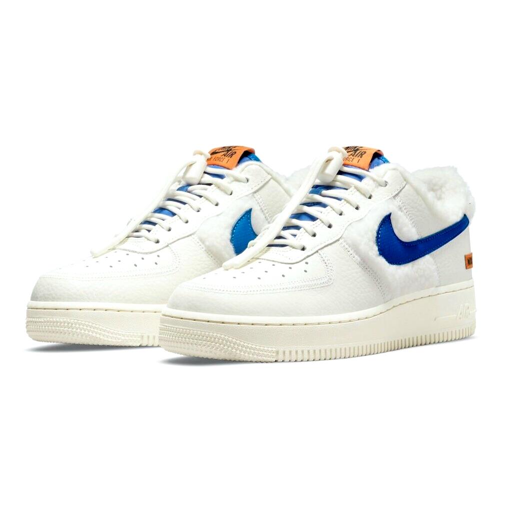 Nike Air Force 1 07 Womens Size 8 Sneaker Shoes DO6680 100 Sail Racer Blue