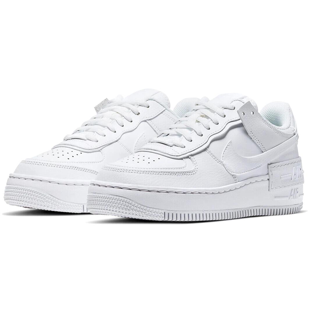 Nike Air Force 1 AF1 Shadow Womens Size 12 Sneaker Shoes ci0919 100 White