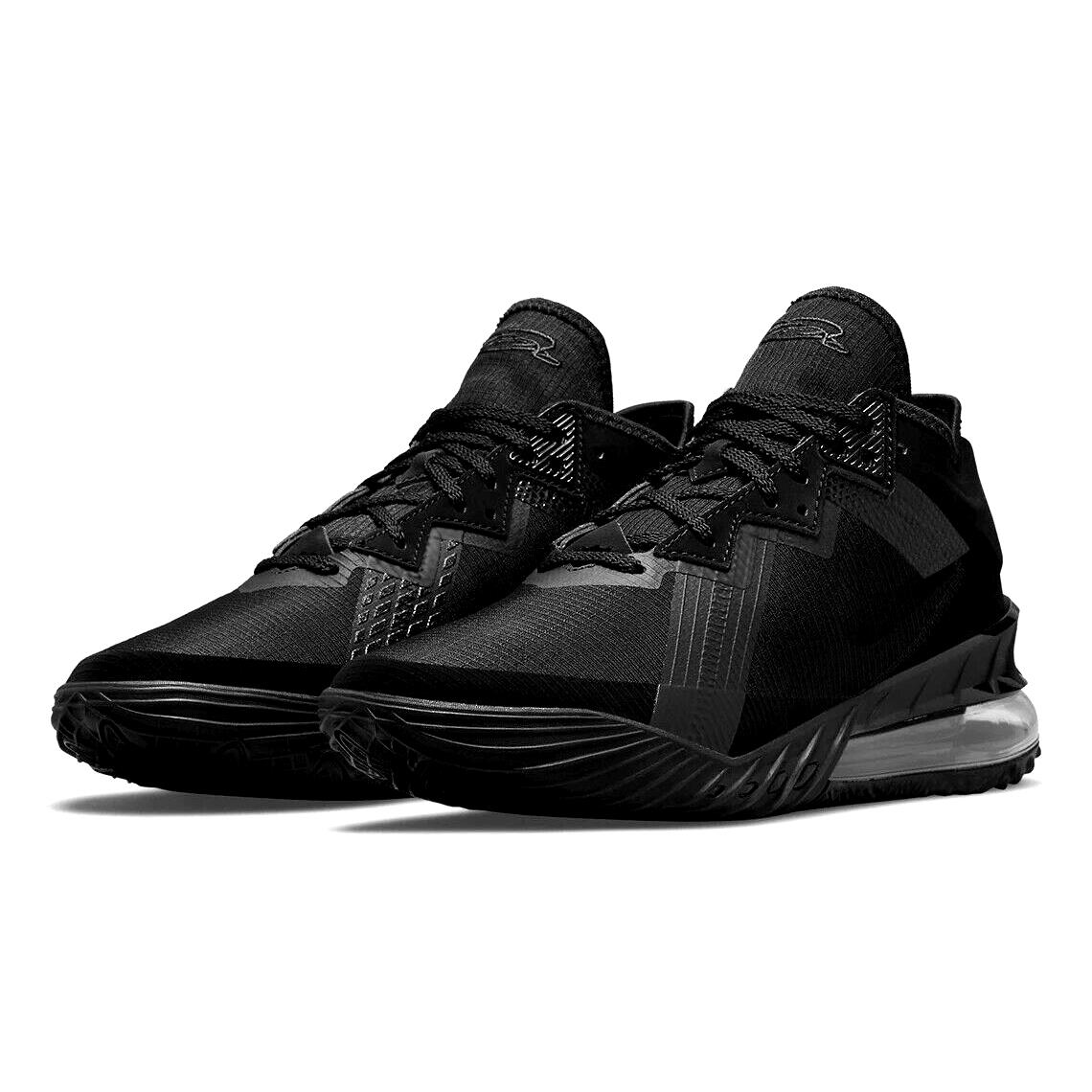 Nike Lebron 18 Xviii Low Mens Size 7 Sneaker Shoes CV7562 004 Zero Dark 23