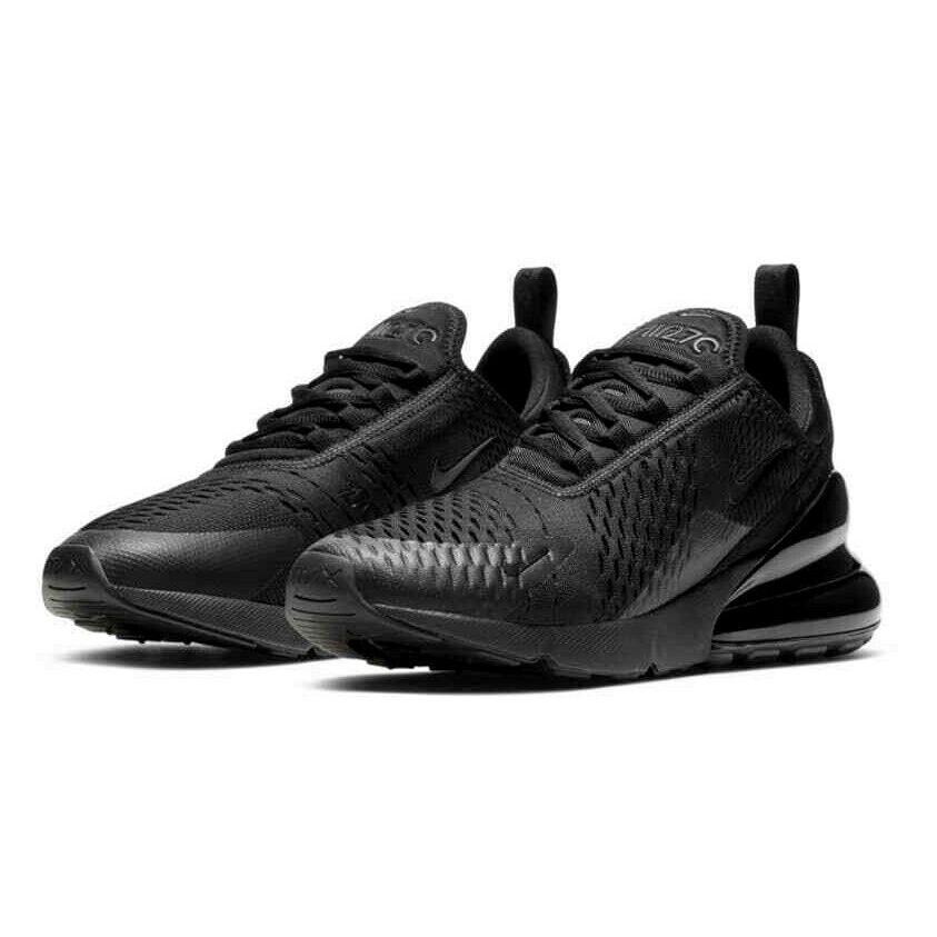 Nike Air Max 270 Mens Size 12 Sneaker Shoes AH8050 005 Triple Black