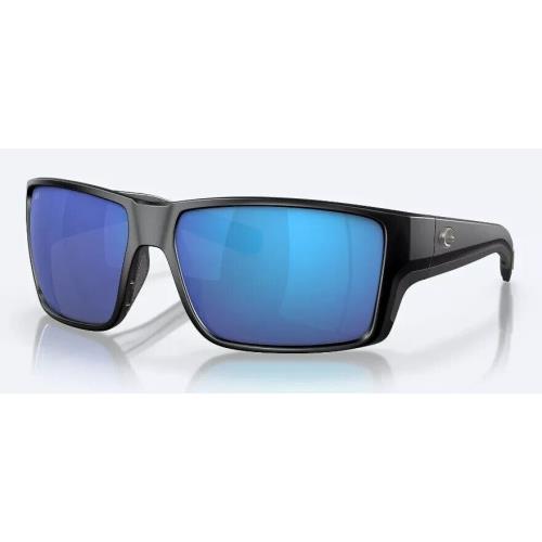 Costa Del Mar Reefton Pro Sunglasses Matte Black/blue Polarized 580G 63 mm