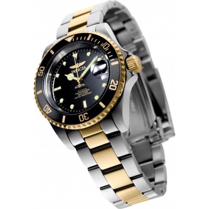 Invicta Men`s Pro Diver Automatic Stainless Steel Strap Two Tone 8927OBXL Watch