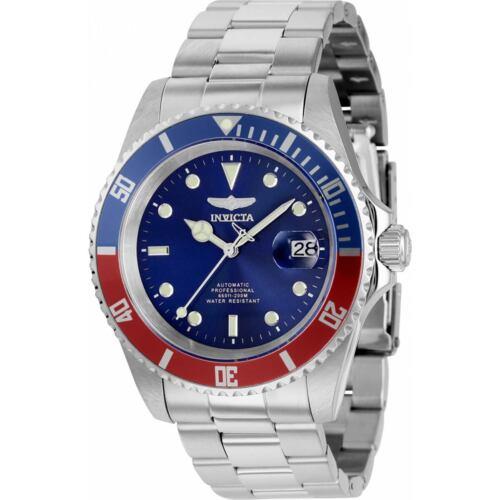 Invicta Men`s Watch Pro Diver Automatic Silver Stainless Steel Bracelet 5053OBXL