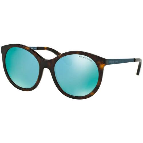 Michael Kors MK2034 Island Tropics Sunglasses Tortoise Frame Teal 55mm Lens