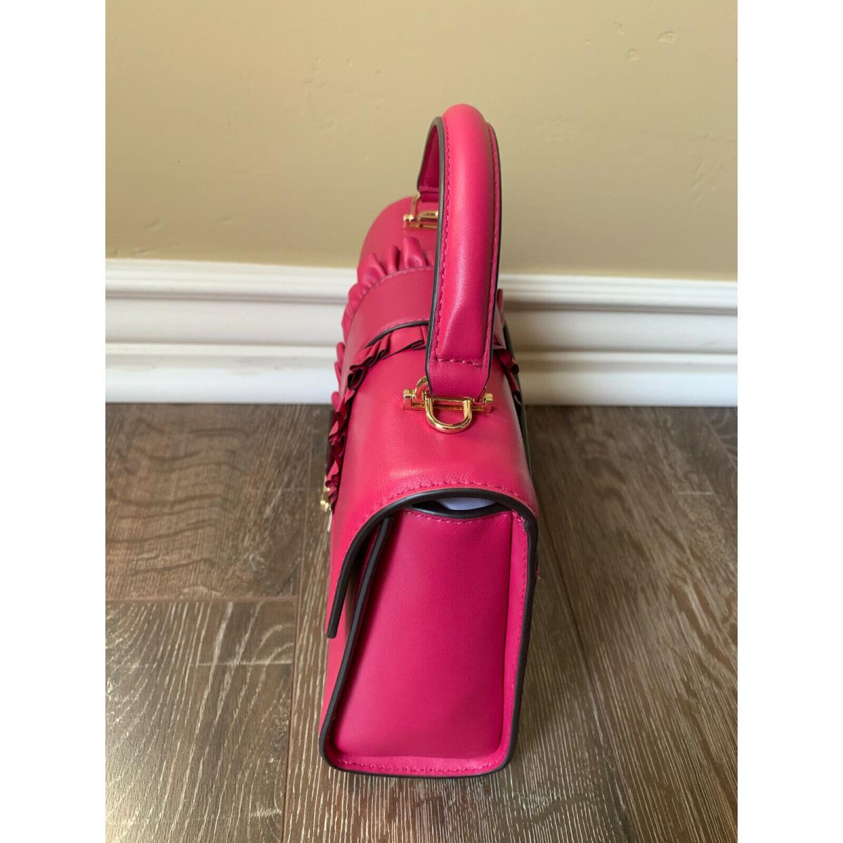 Kors Sloan Medium Top Handle Leather Satchel Ultra Pink - Michael Kors bag  - 002104467666 | Fash Brands
