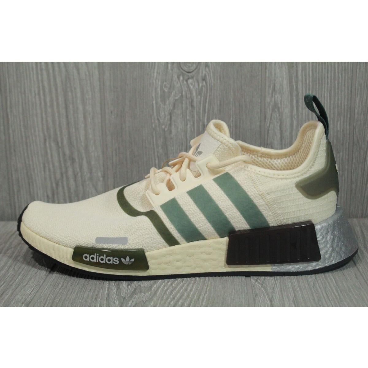 Adidas Women`s NMD_R1 Wonder White Olive Green Shoes GX6490 Size  |  692740710778 - Adidas shoes NMD - Multicolor | SporTipTop