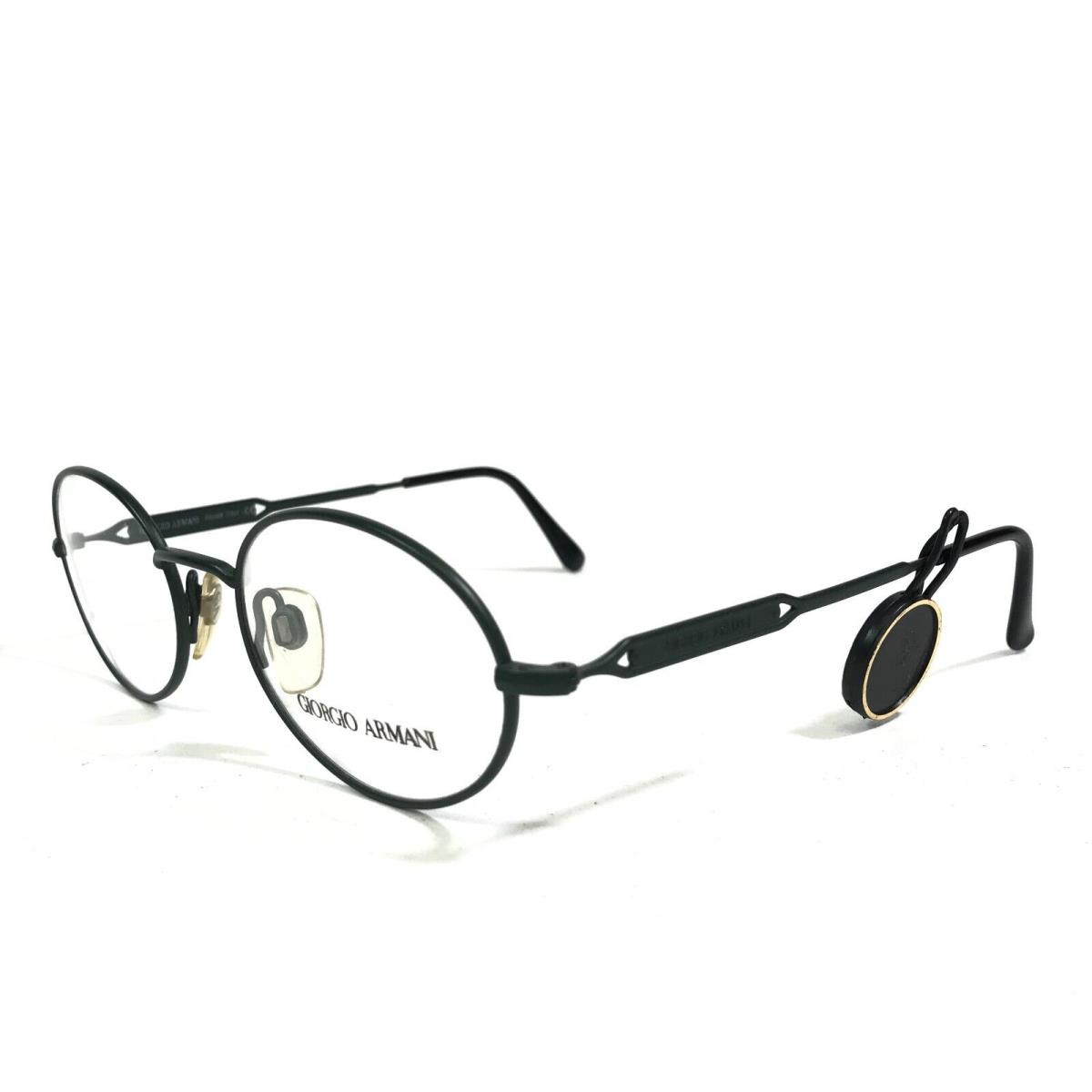 Giorgio Armani 241 1005 Eyeglasses Frames Green Round Full Rim 49-19-140