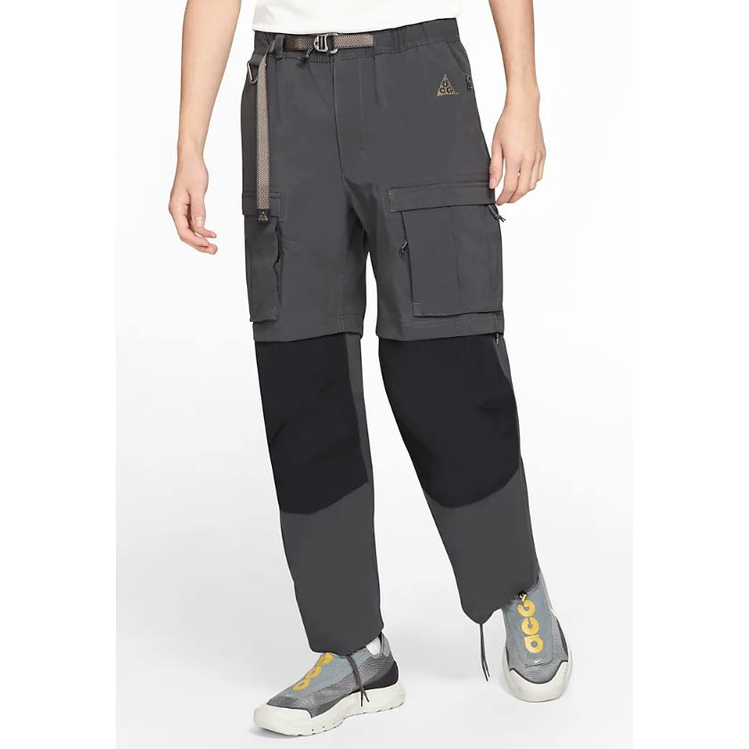 Nike Acg Smith Summit Convertible Cargo Pants Men`s XL Smoke Grey CV0655-070
