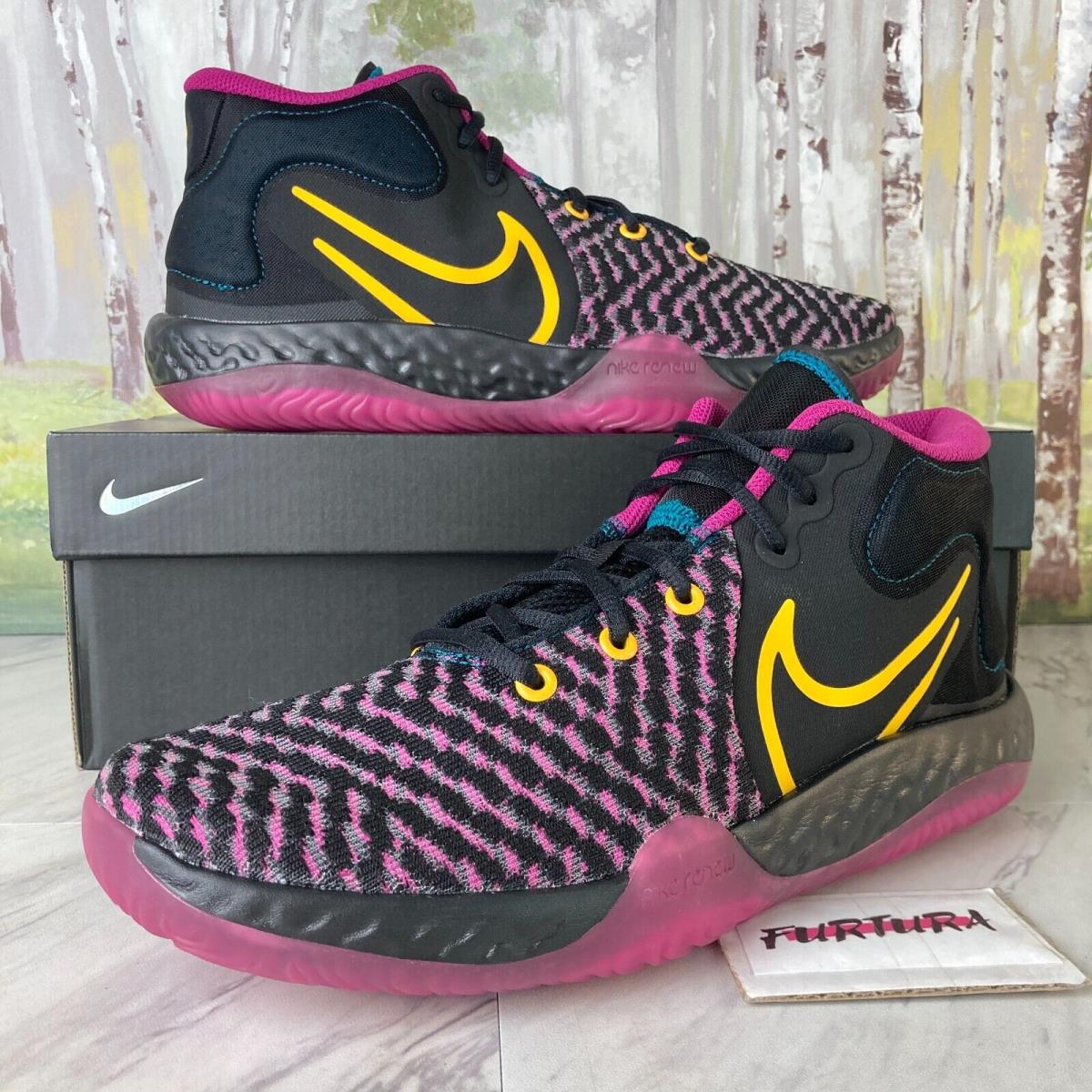 Nike KD Trey 5 Viii Black Purple Yellow CK2090-005 Men`s Size 8.5 - 12 Shoes