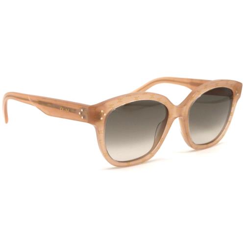 Celine CL 40167I 74F Milky Pink-gold Logo W/grey Gradient Lens Sunglasses 55-19