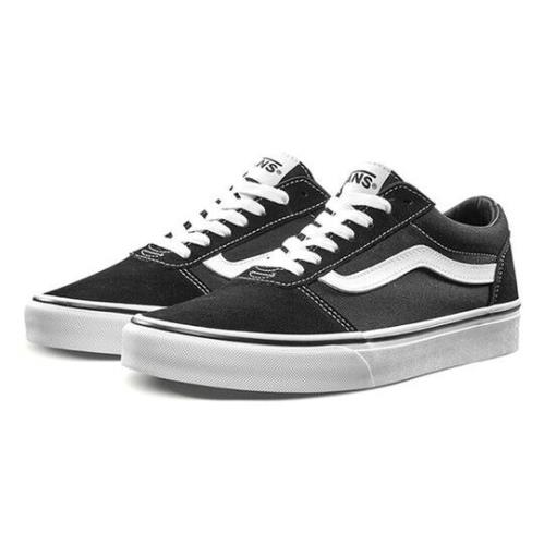 Vans Ward VN0A36EMC4R Men`s Black White Canvas Skate Shoes Size US 7.5 KHO284