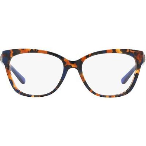 Tory Burch TY 2079 1683 Blue Flake Tortoise Plastic Square Eyeglasses ...