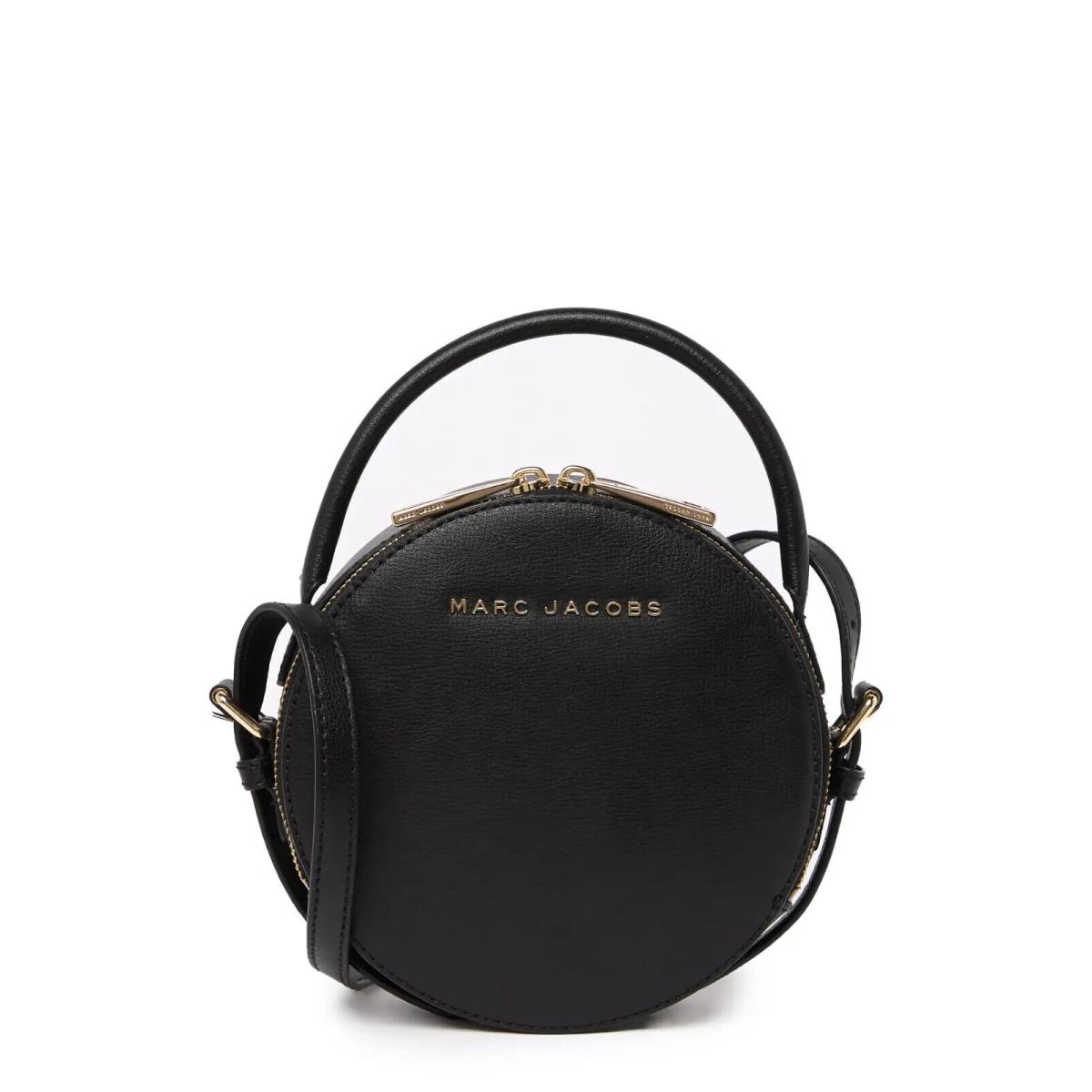 Marc Jacobs Black Leather The Commuter Circle Crossbody Bag Limited Edition