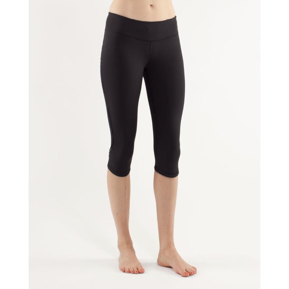 Lululemon Fast Free Crop II Black Size 6