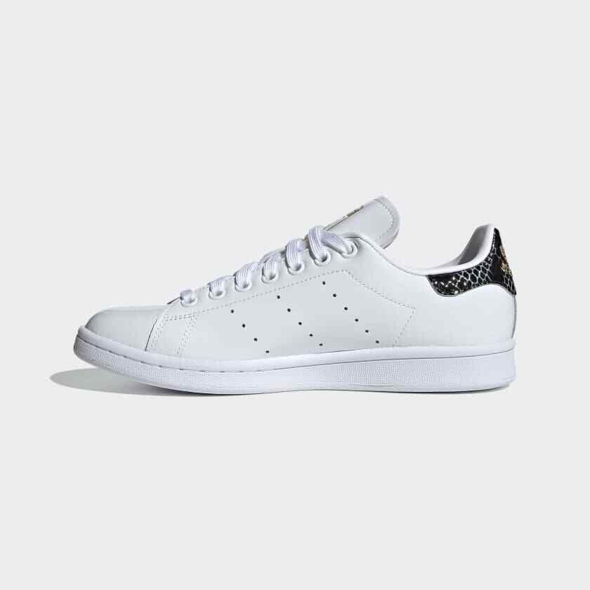 Adidas Women`s Originals Stan Smith Shoes FV3422 White / Black-gold Mtlc