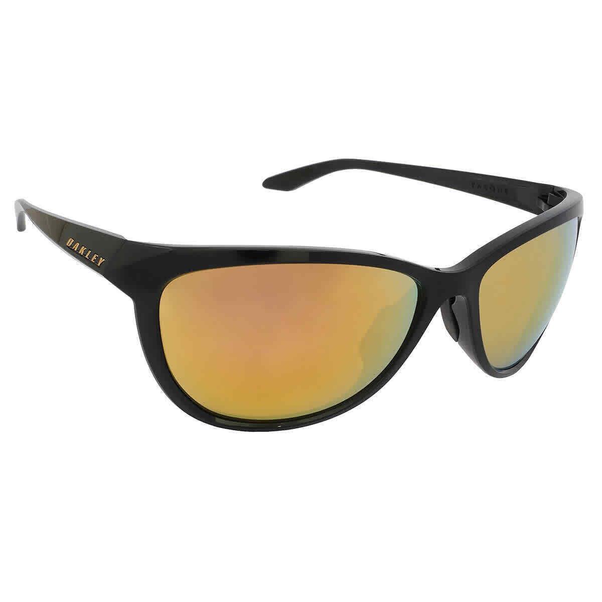 Oakley sunglasses  - Black Frame, Rose Gold Lens 4