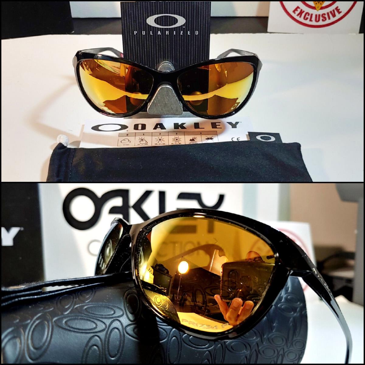 Polarized Oakley Pasque OO9222 Ink Frame w Prizm P Rose Gold Lens + Carry Bag