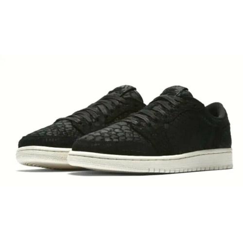 Nike Air Jordan 1 Retro NS Nrg Womens Size 9.5 Sneaker Shoes AJ6004 010 Black