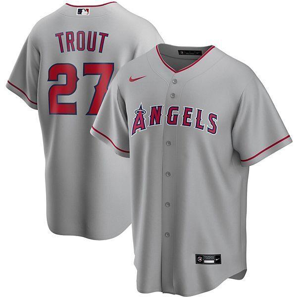 Nike Mlb Los Angeles Anaheim Angels Mike Trout Replica Stitched Jersey Size XL
