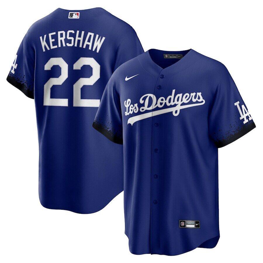 Nike Mlb Los Angeles Dodgers City Connect Clayton Kershaw Jersey Size 2XL