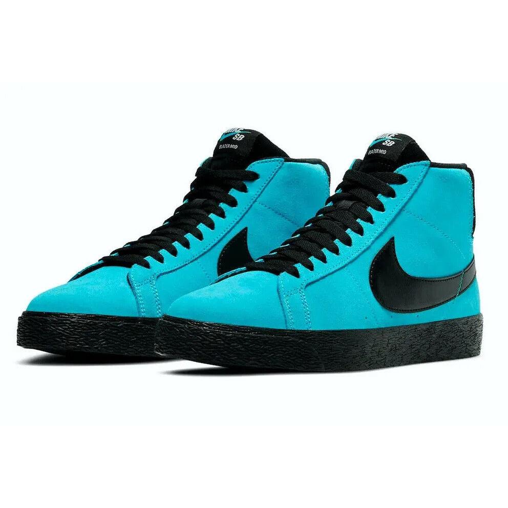 Nike SB Zoom Blazer Mid Mens Size 9 Sneaker Shoes 864349 400 Baltic Blue