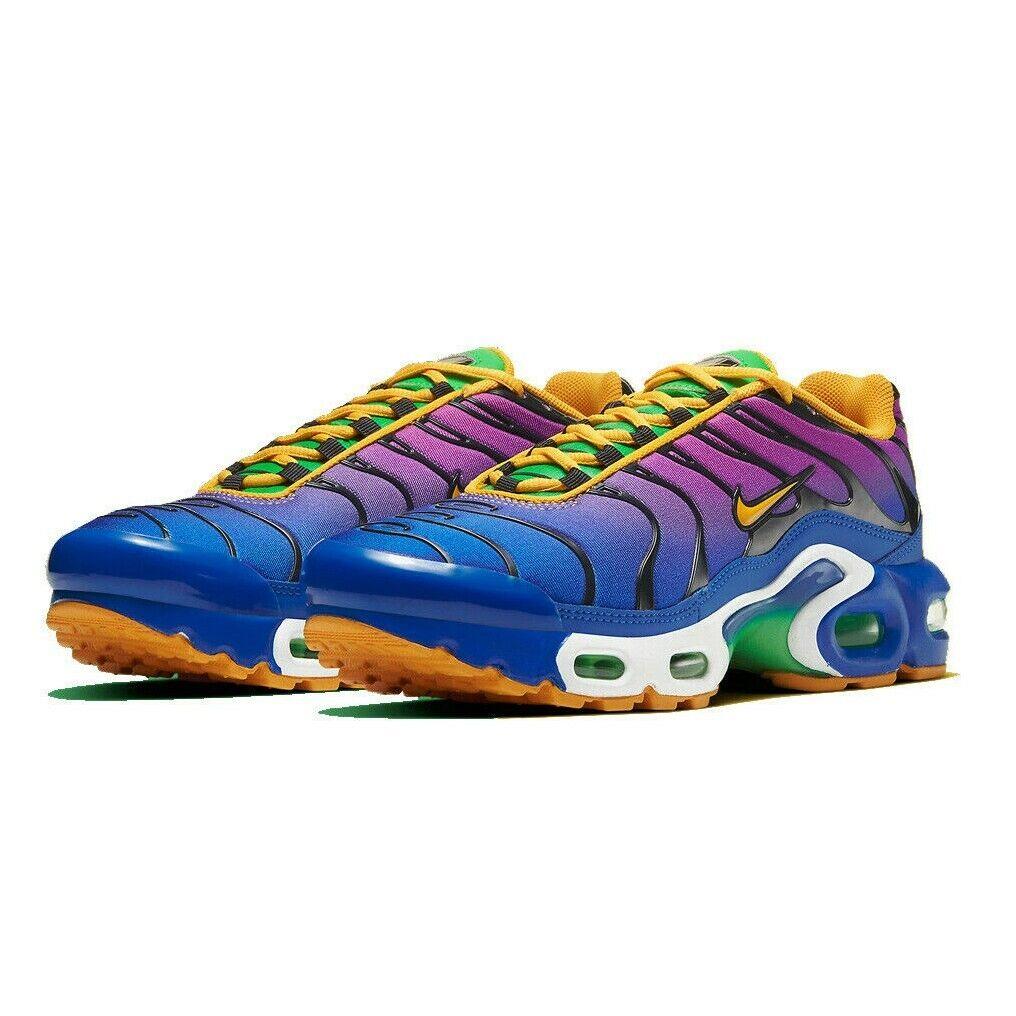 Nike Air Max Plus GS Womens Size 7.5 Shoes CU4678 400 Gum Ball Sz 6Y - Multicolor