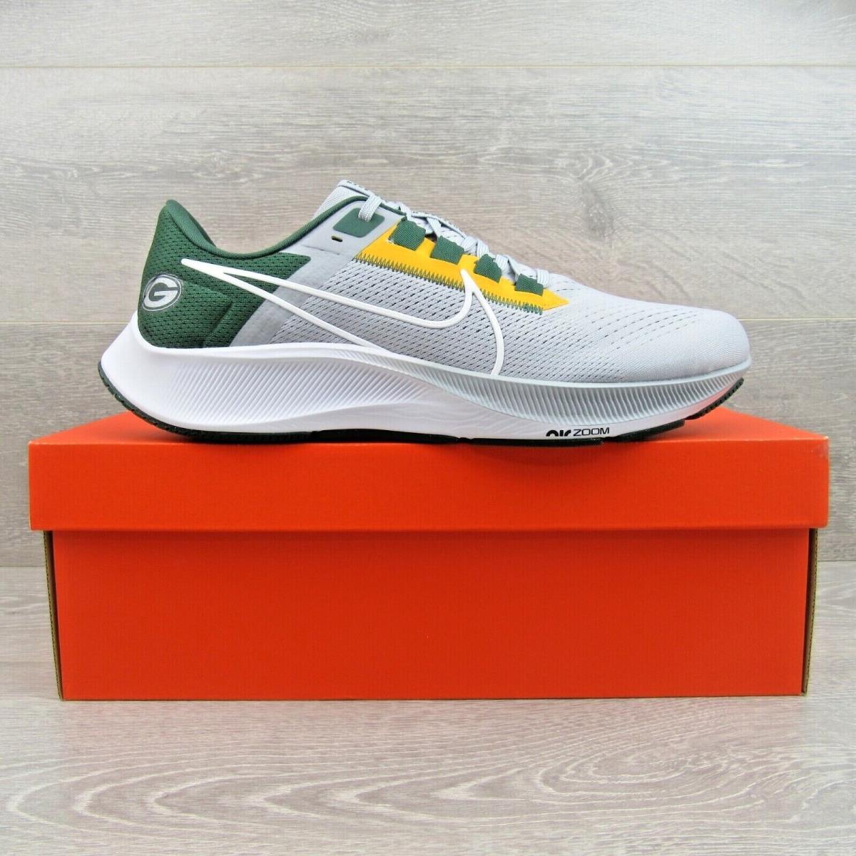 Nike Air Zoom Pegasus 38 Running Shoes GB Packers Mens Size 12 DJ0844-001