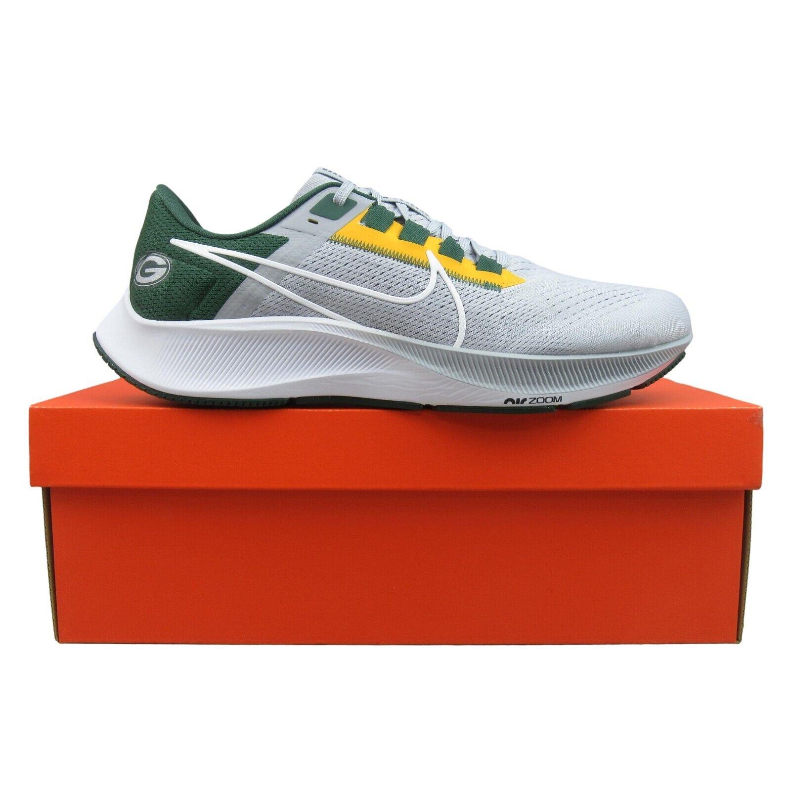 packers nike zoom pegasus 38 shoe