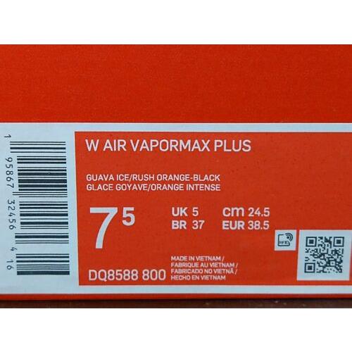Nike shoes Air Vapormax Plus - Guava Ice / Rush Orange - Black 8