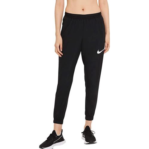 Nike 47136 Women`s Black Swoosh Run Track Pants Size Small