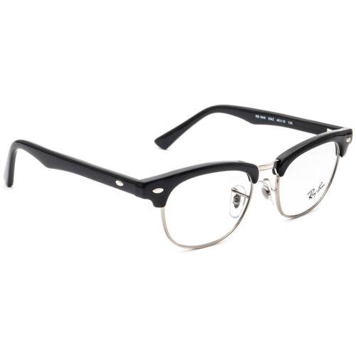 Ray-ban Kids` Eyeglasses RB 1548 3542 Black/silver Horn Rim Frame 45 16 ...