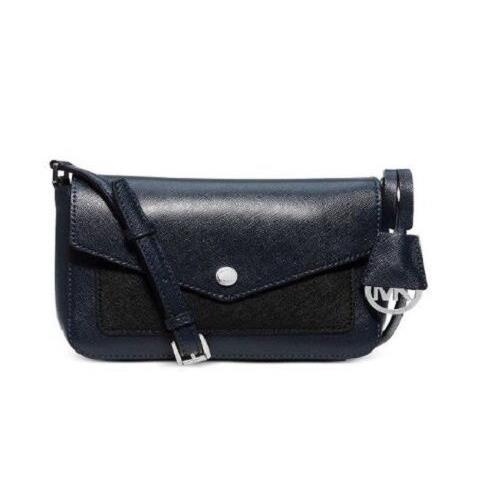 Kors Greenwich Small Flap Crossbody Navy/black