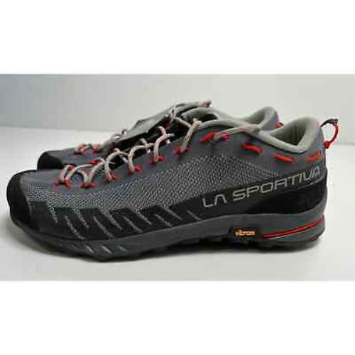 Lasportiva La Sportiva Men`s TX2 Approach Climbing Shoes Carbon/tangerine Size 10 007S