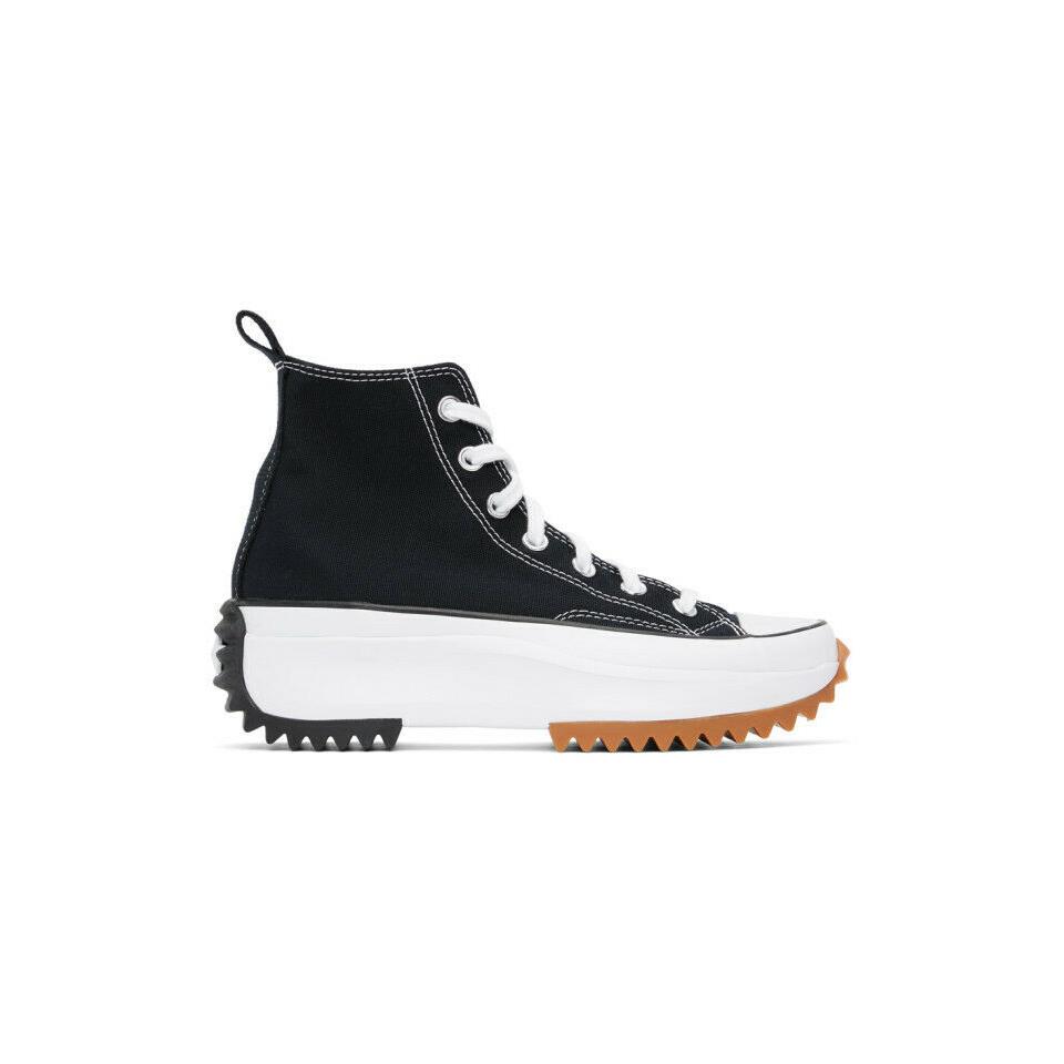 Converse Men`s Run Star Hike Hi Platform Chunky Sneakers Boots Shoes Black