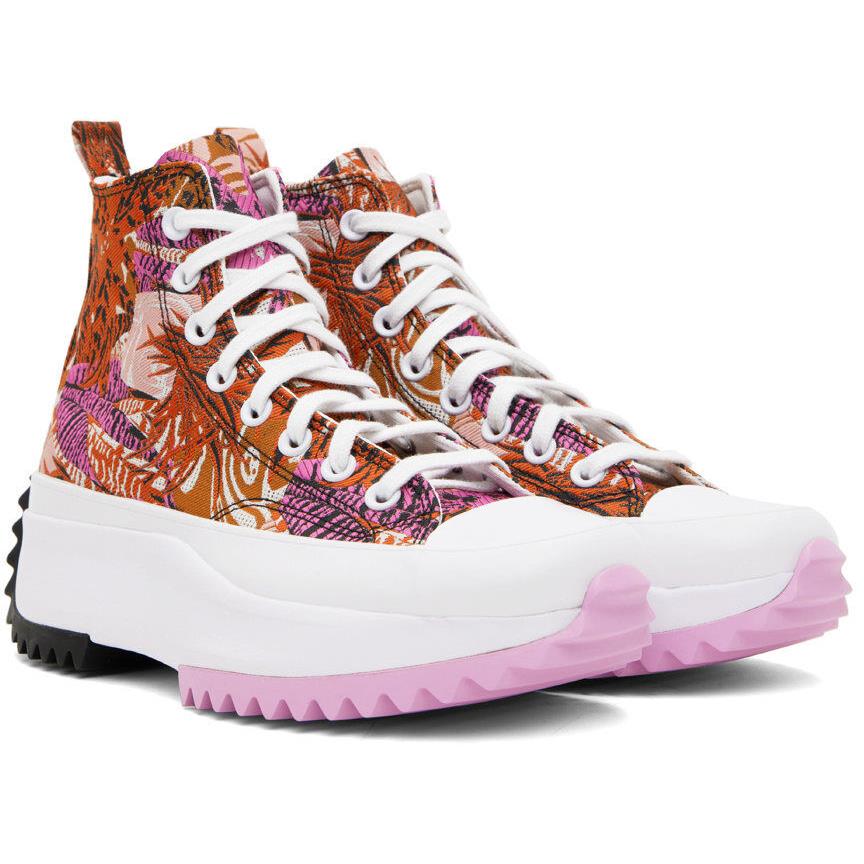Converse Men`s Run Star Hike Hi Platform Chunky Sneakers Boots Shoes Multi Color