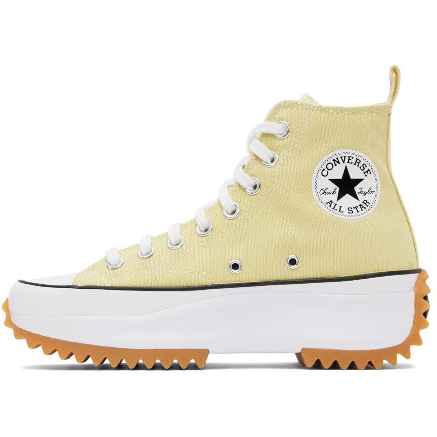 Converse Men`s Run Star Hike Hi Platform Chunky Sneakers Boots Shoes Yellow