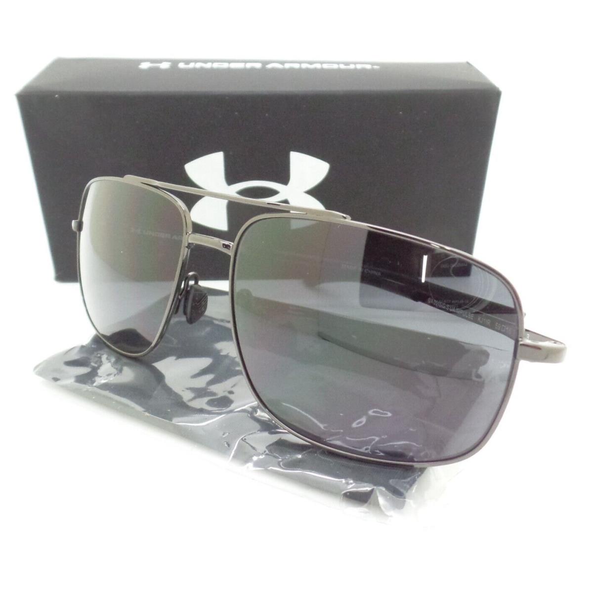Under Armour Impulse 0015 KJ1DK Dark Ruthenium 59 Grey Sunglasses - Frame: Dark Ruthenium, Lens: Grey