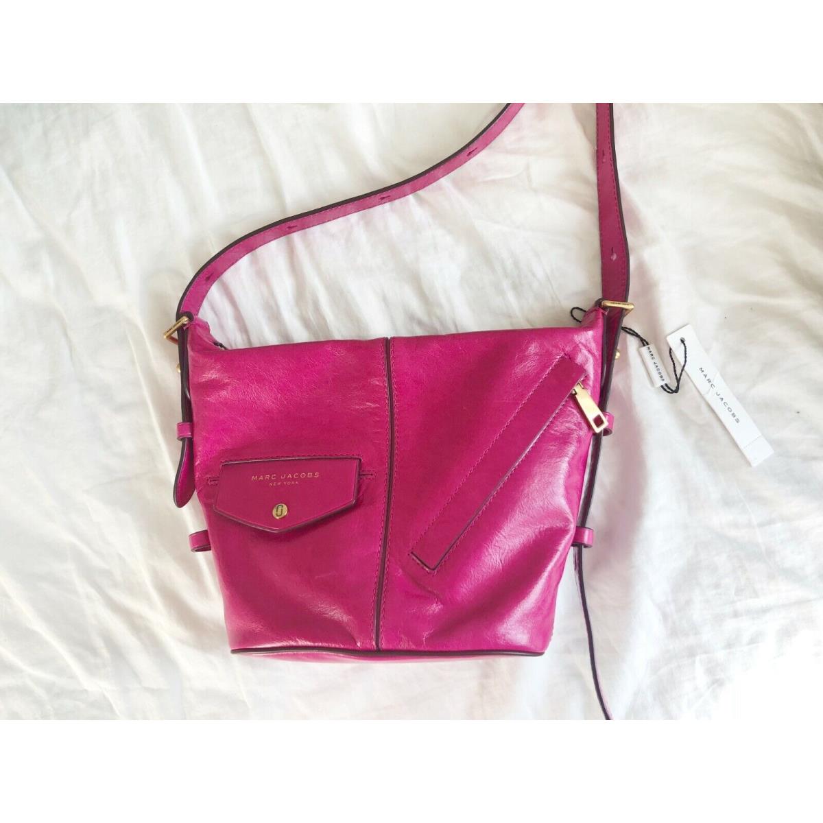 Marc Jacobs Mini Sling Convertible Leather Pink Hobo