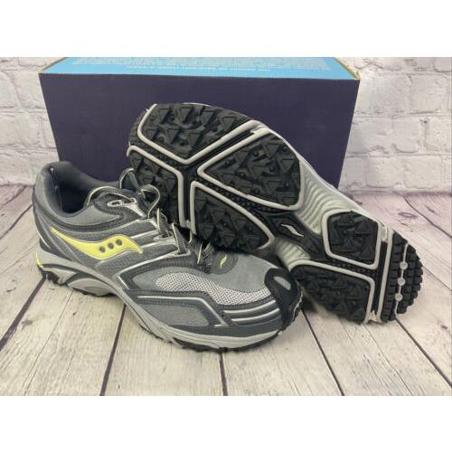 Saucony Grid Advance Size 10 Womens Athletic Shoes Grey Yellow